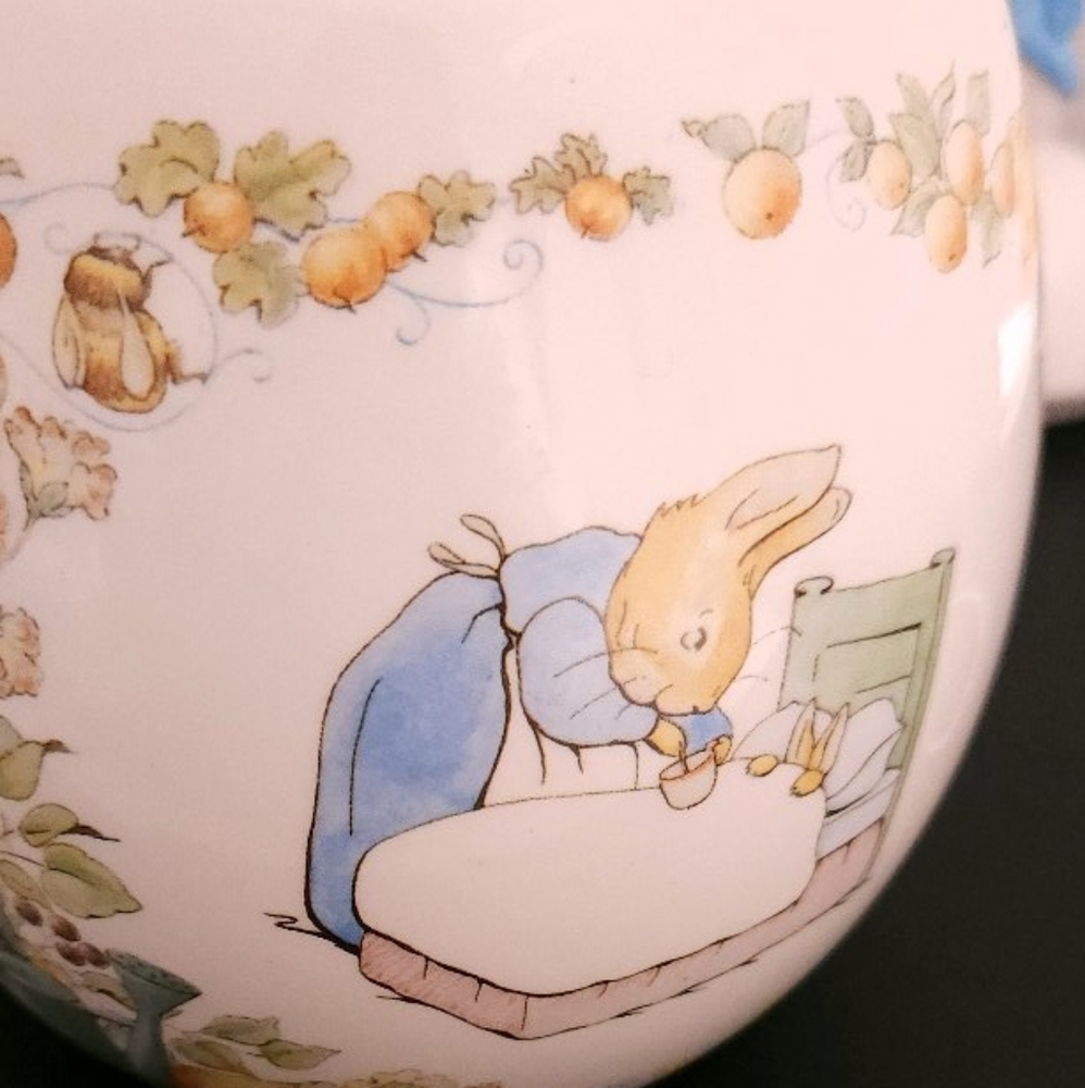 90s Beatrix Potter Peter Rabbit Plush & Jar Set - Picture 11 of 14